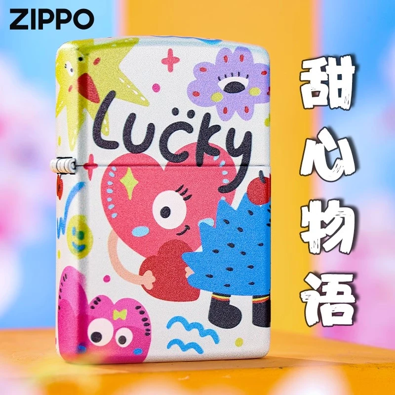 zippo正品打火机 甜心物语官方店防风煤油送男友礼物DY9902CY