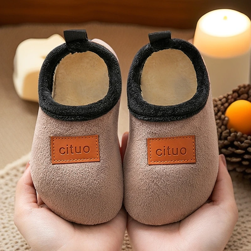 冬款儿童地板袜鞋加绒加厚防滑软底男女宝宝学步袜子鞋室内早教鞋
