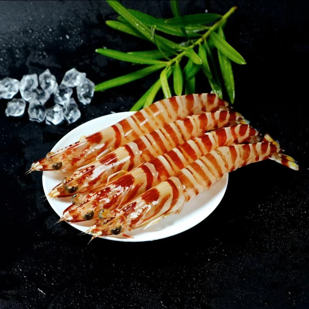 液氮速冻新鲜野生海捕斑节虾 到手2斤左右（10-12条/斤）包鲜不包活