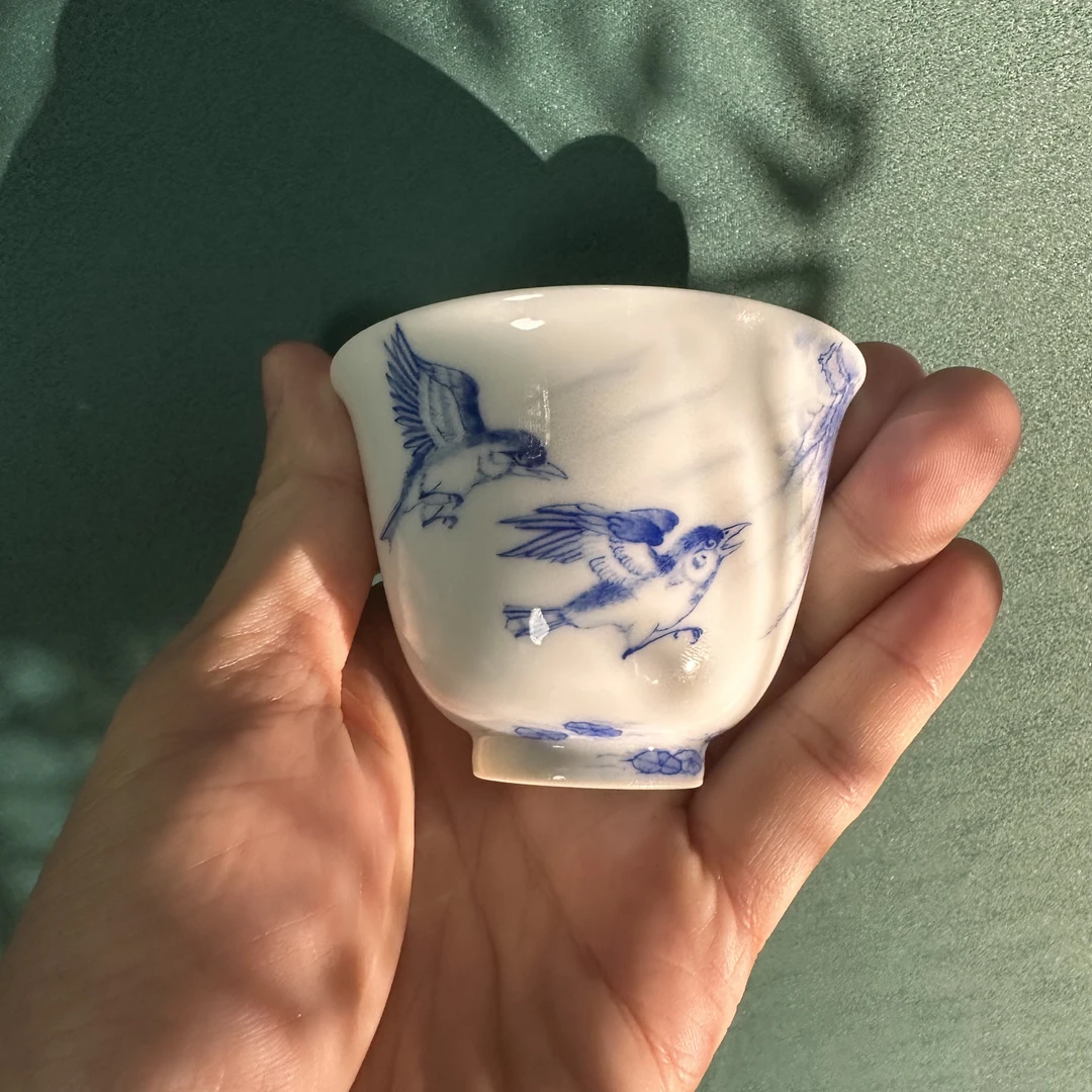 九本造物花鸟主人杯