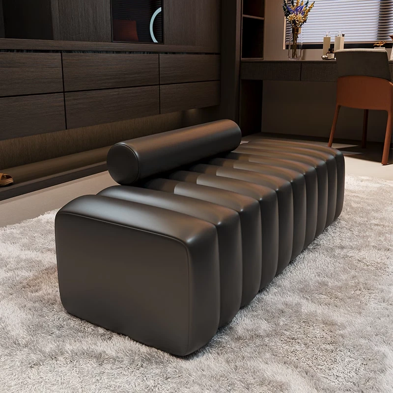 【顺丰发货】中古风换鞋凳意式轻奢沙发凳脚踏小沙发入户卧室摆件