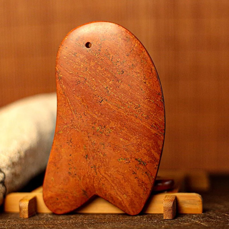 泗水泗滨红砭石刮板家用身体脸部通经眼部