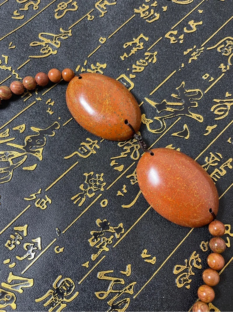 泗水天然红砭石眼罩按摩眼罩手工编制打磨缓解眼部疲劳冷敷热敷石