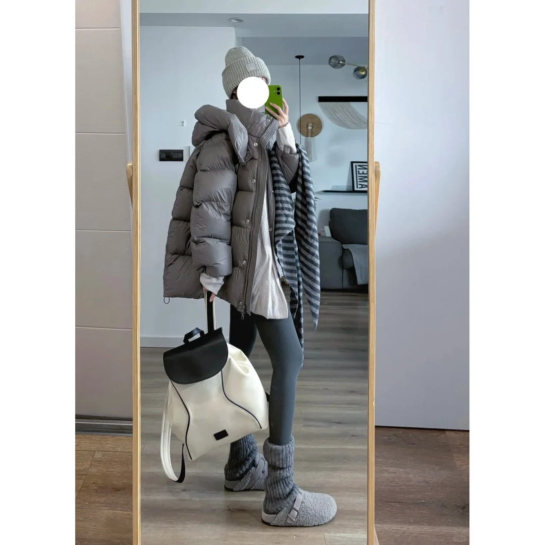 新款设计休闲轻盈棉服夹克冬季加绒加厚保暖长袖棉衣外套