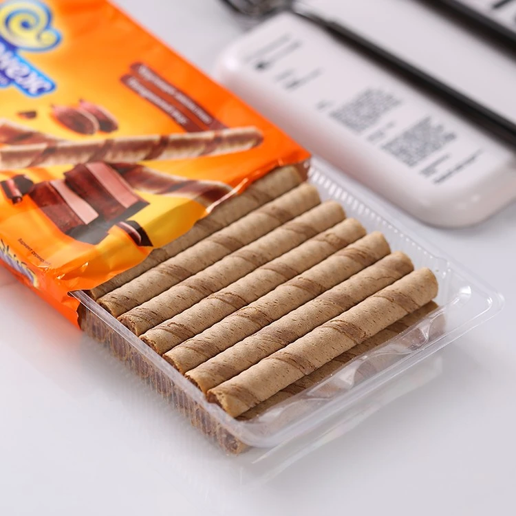 俄罗斯进口蛋卷酥脆175克x3袋休闲零食小饼干