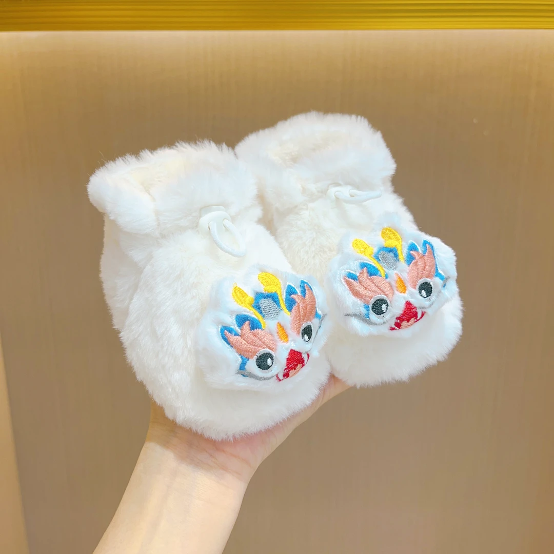 婴儿冬季软底防滑前鞋季鞋加绒加厚宝宝鞋袜新生儿满月鞋