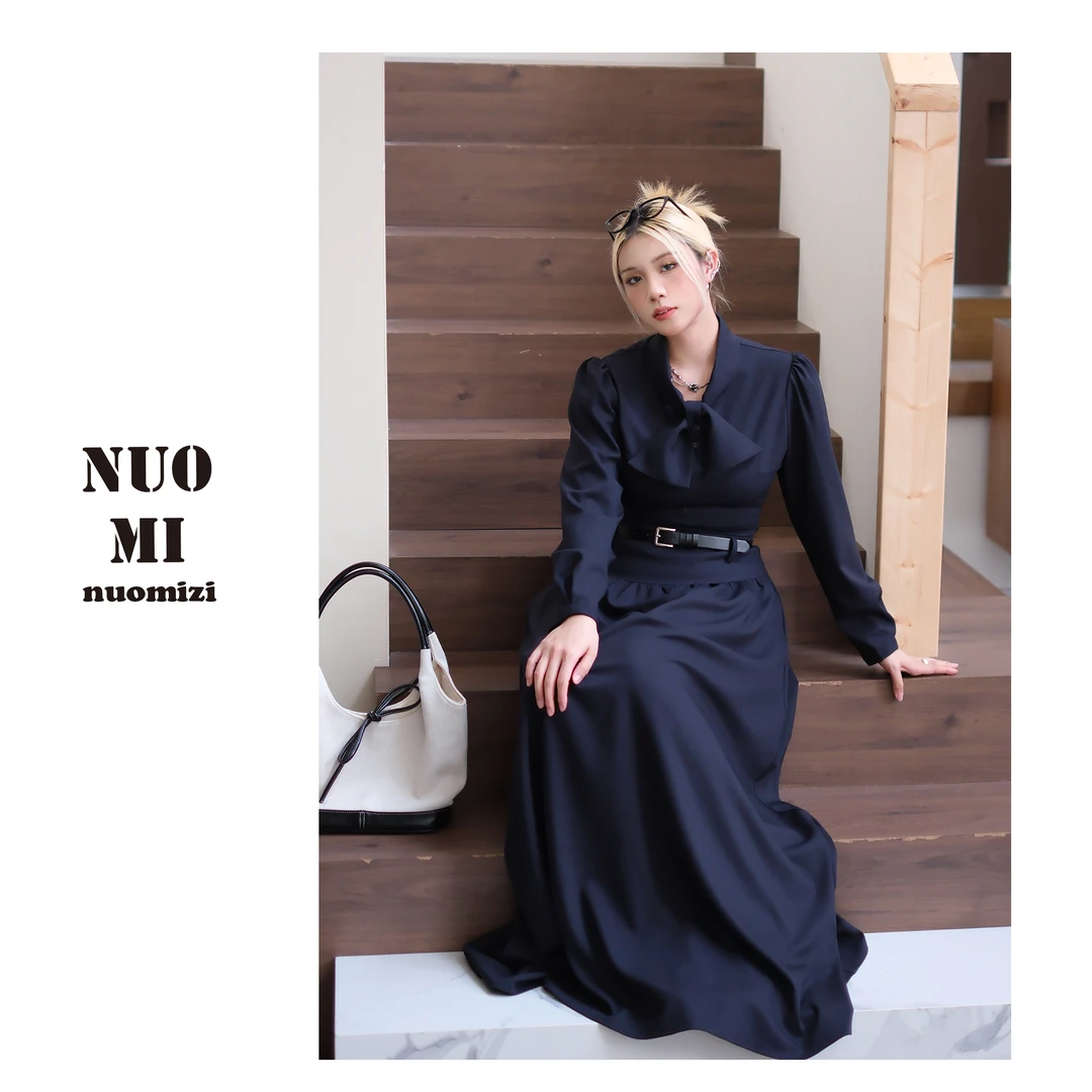 ZOZ糯米子[蓝调时光半裙]半身裙女气质小众时尚显瘦裙子