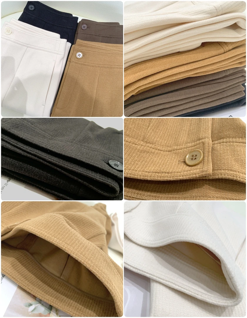 99595 简约精致！软糯舒适显高显瘦！女式秋冬时尚休闲裤