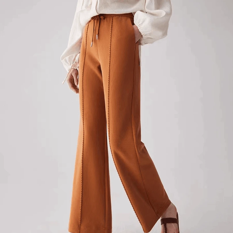 99810 高段位奢品！超有档次！休闲裤松紧腰云朵裤直筒裤拖地裤