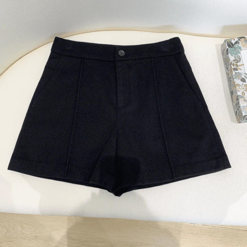 75486 品质柜货！精裁！羊毛！简约百搭秋冬女款短裤