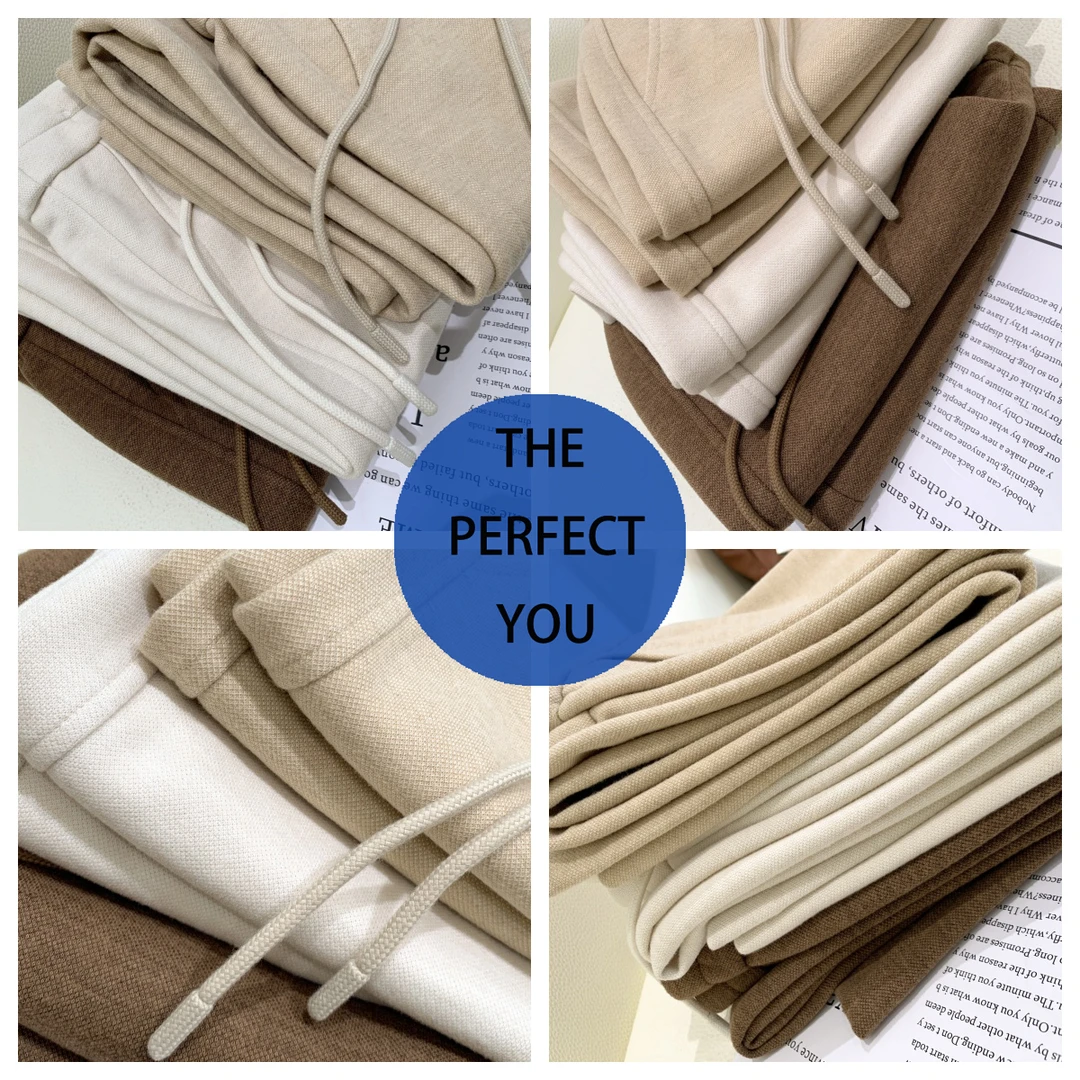 9673 品质柜货！精裁！ 高段位奢品！女式秋冬宽松加厚休闲裤