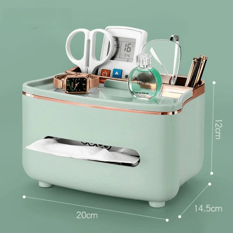 纸巾盒家用客厅餐厅茶几桌上遥控器杂物多功能收纳抽纸收纳盒M180