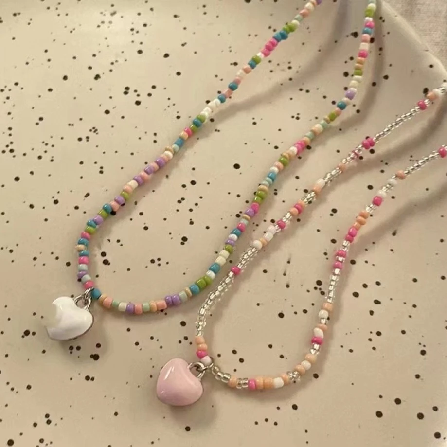 漏单-米珠彩色饰品时尚甜美ins手作DIY编织