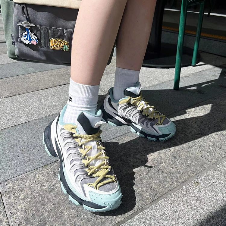 FILA斐乐潮牌男2025春新款女鞋老爹鞋机能潮鞋星舰鞋运动休闲鞋