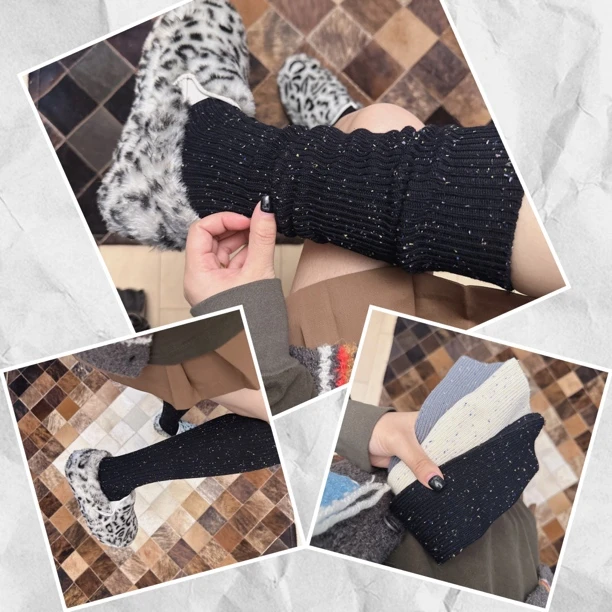 CCS彩点小腿袜潮袜百搭高级轻奢品质ins设计穿搭街拍网红