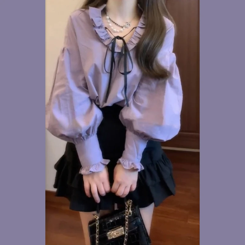 法式半身连衣裙子女秋季2024新款小香风韩系早秋穿搭套装短裙4762