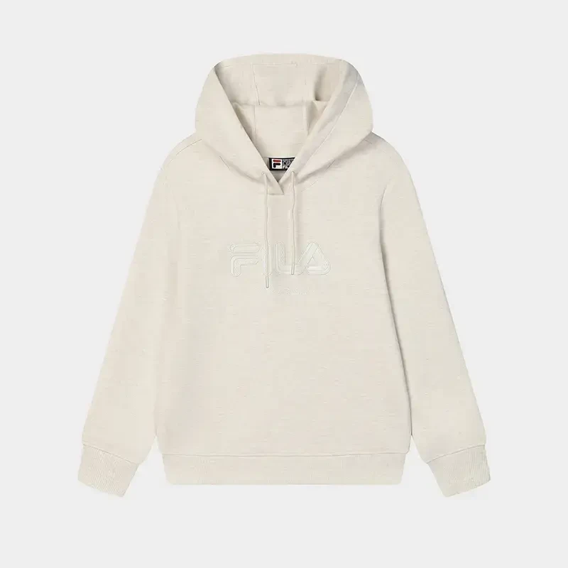 Fila/斐乐新款女子【休闲连帽抽绳上衣】针织工艺卫衣F11W513210F