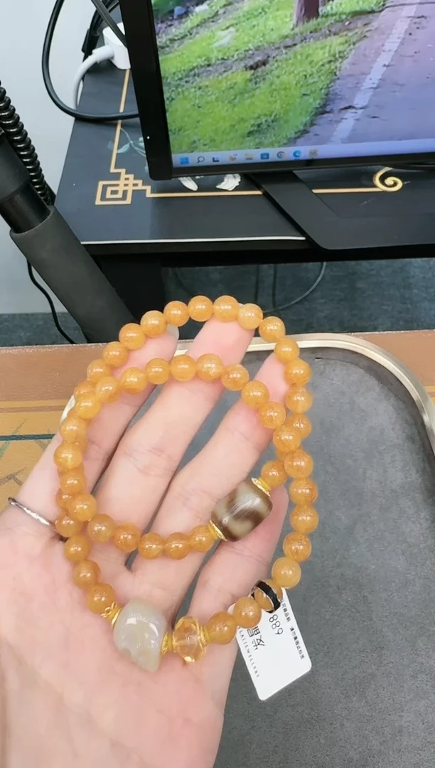 【闪购商品】发晶J手串未镶嵌DIY多样式随机发一