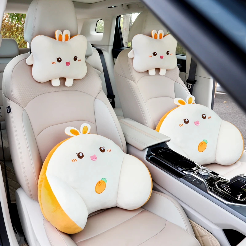 汽车头枕腰靠车用枕头腰垫驾驶座椅靠背头部支撑护腰靠车载靠垫