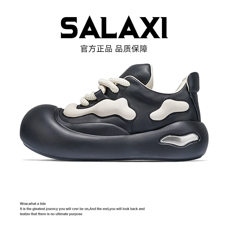 SALAXI【情侣款】个性圆头男女款大头鞋软底百搭休闲S23ZM343