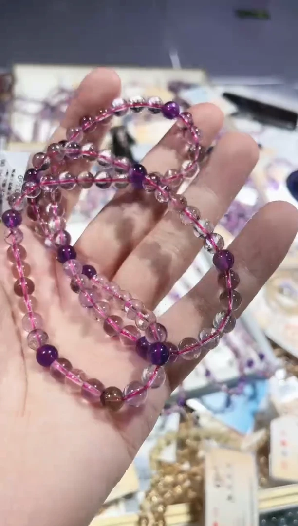 【闪购商品】水晶手串未镶嵌超七多圈