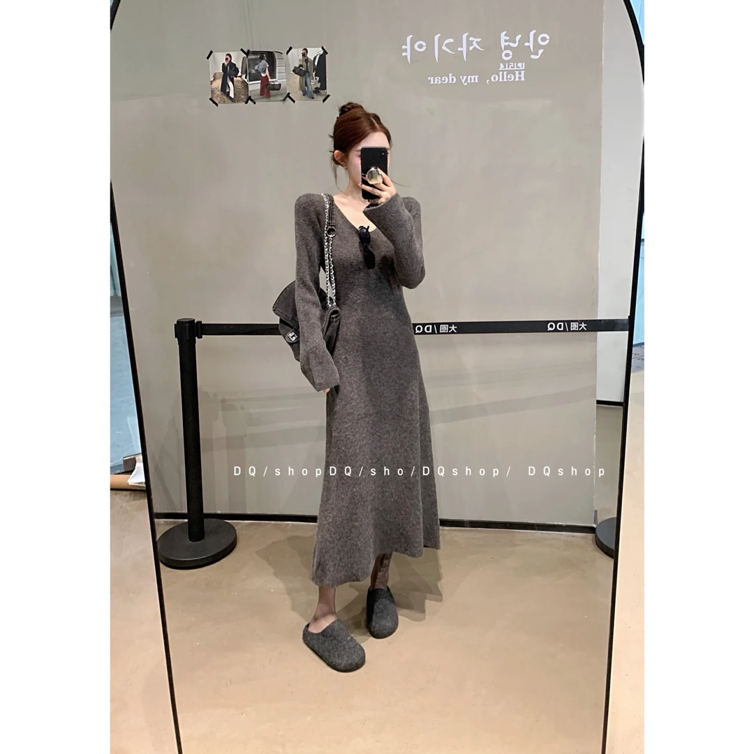 【 曲线身材】 韩系简约连衣裙