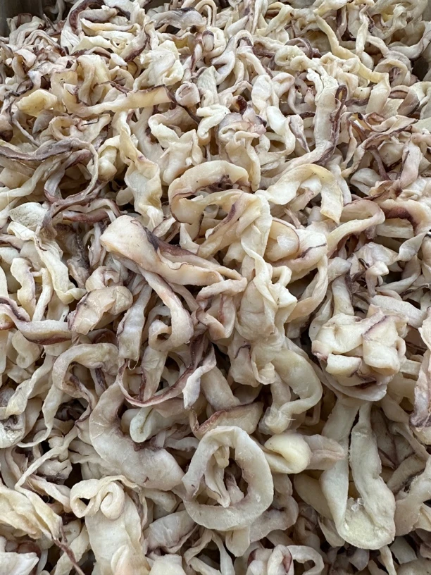 鱿鱼圈 爆炒辣椒蒸肉饼