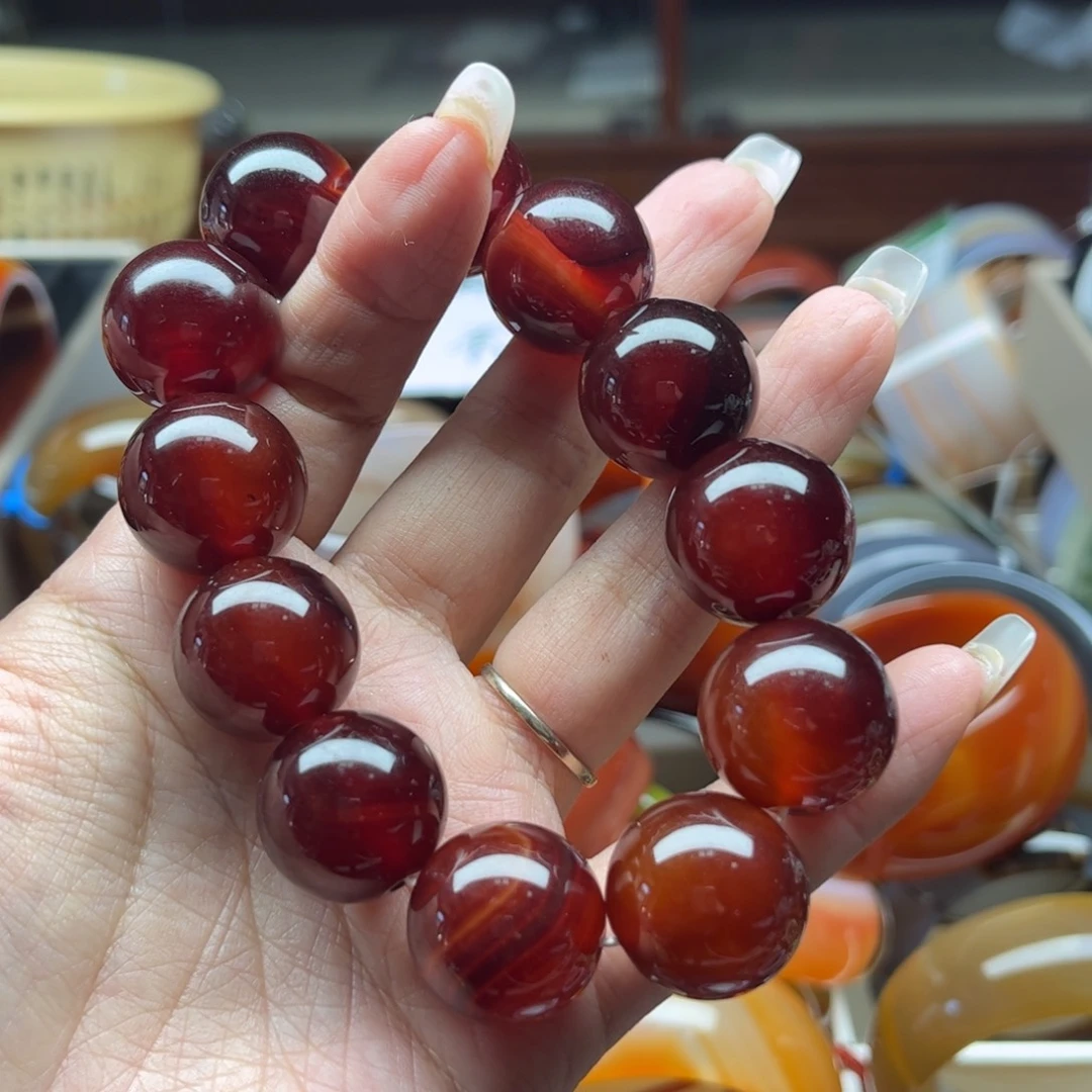 玛瑙/玉髓手链未镶嵌