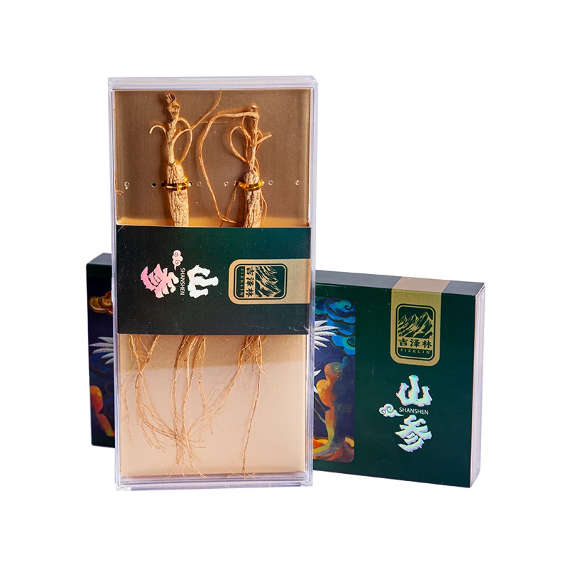 吉泽林长白山 东北特产 林下山参礼盒装×2盒 煲汤 泡酒
