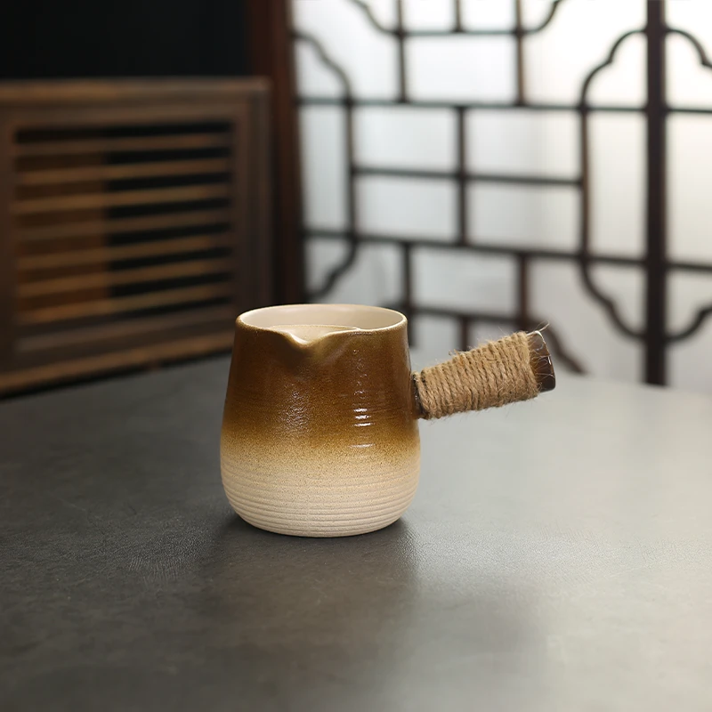 围炉煮茶器具陶瓷烤奶罐奶茶壶简约大容量粗陶火炉电陶炉通用罐罐