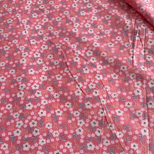 纯棉被衬布【粉底小花】正品加密加厚1纯棉包棉花被胆布幅宽2.5米