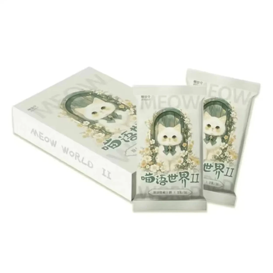 啾楽堂《喵语世界》第二弹收藏卡牌盲盒