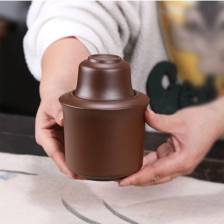 宜兴紫砂温酒壶烫酒壶加热老式酒具粗陶仿古黄酒家用土陶高档复古