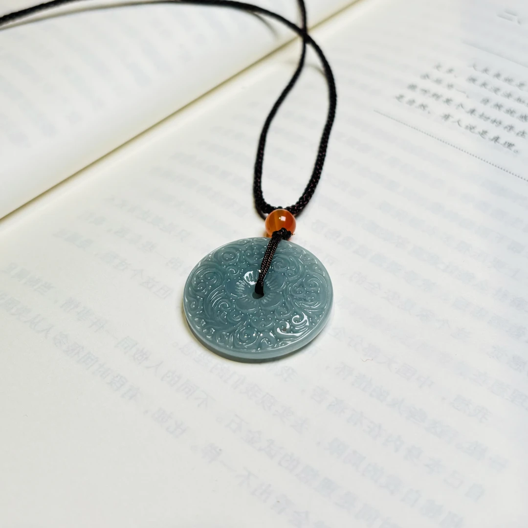 翡翠平安扣吊坠多样性发一-2211