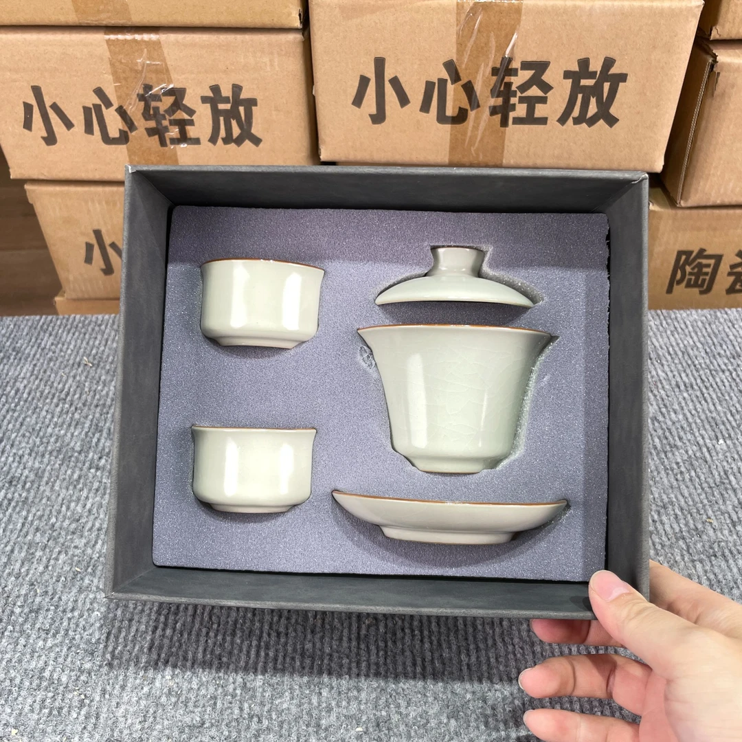 知遇盖碗二杯茶具套组    1402