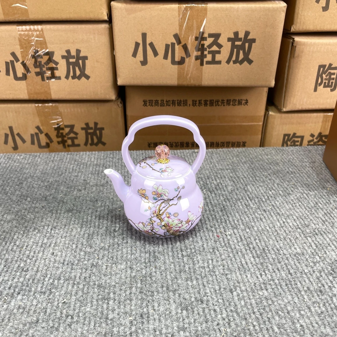 雀上枝头葫芦提梁壶   2423