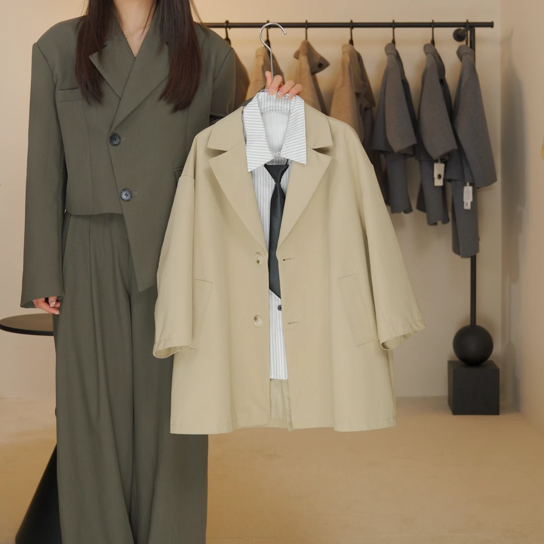 I'm Vena【现货】<且听>2024男童儿童童装春款风衣男宝风衣37F7177