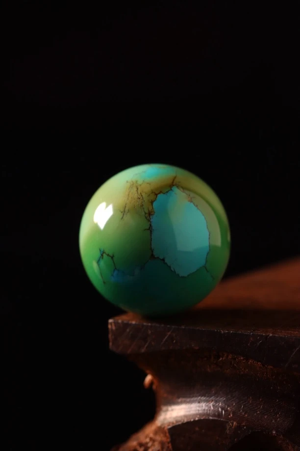 唐三彩圆珠！纹路清晰，色彩鲜明！