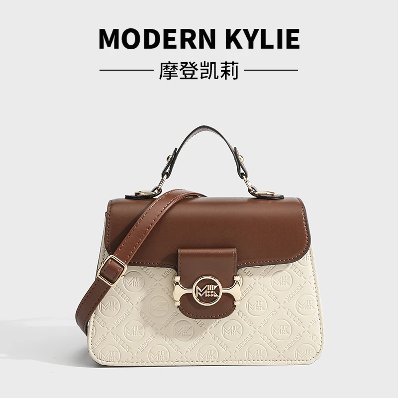 新时尚百搭女士复古（无礼盒）单肩小方包摩登肩包