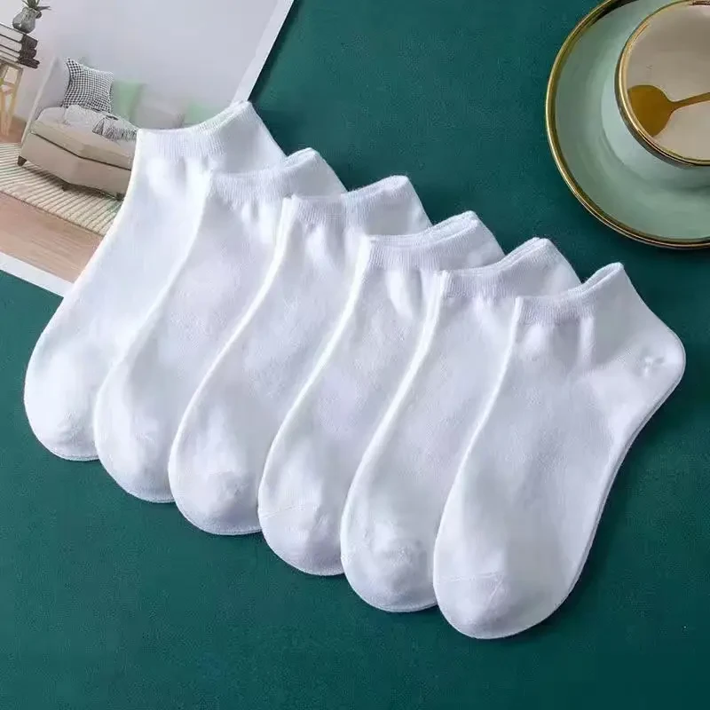 【包邮福利】纯色男女百搭短袜吸汗春夏季薄款低帮浅口袜纯色运动袜