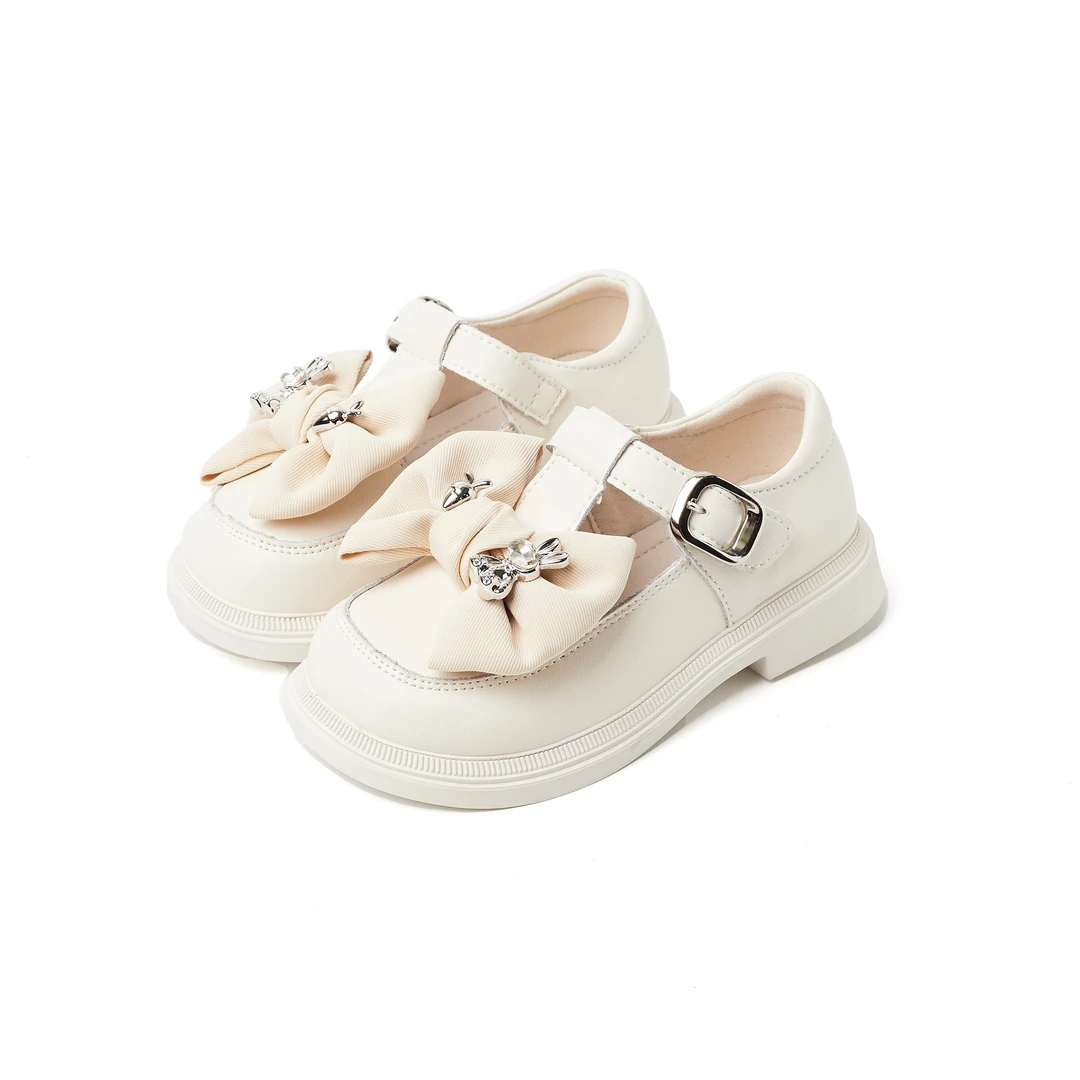 835-3505  秋季新款2023英伦风儿童软底百搭皮鞋女童玛丽珍乐福鞋