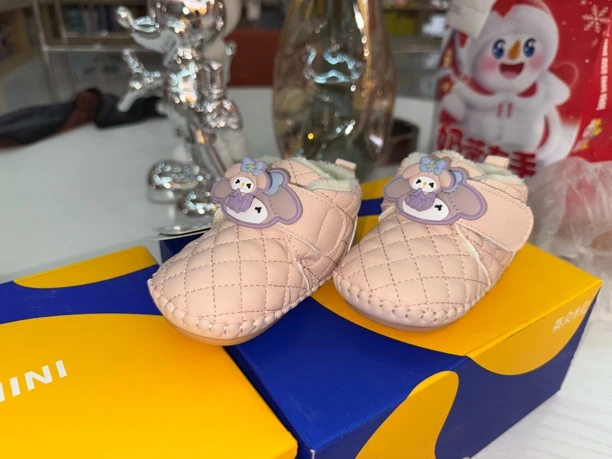 小婴童学步鞋加绒加厚款