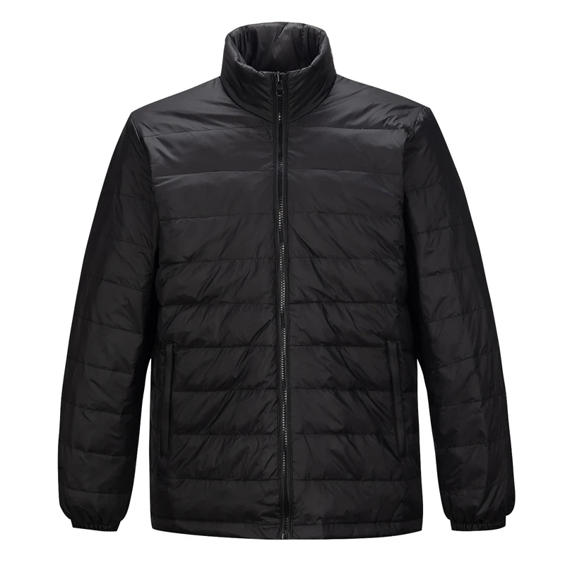 羽绒服男士秋冬季白鸭绒轻薄立领大码保暖外套羽绒服内胆硬壳