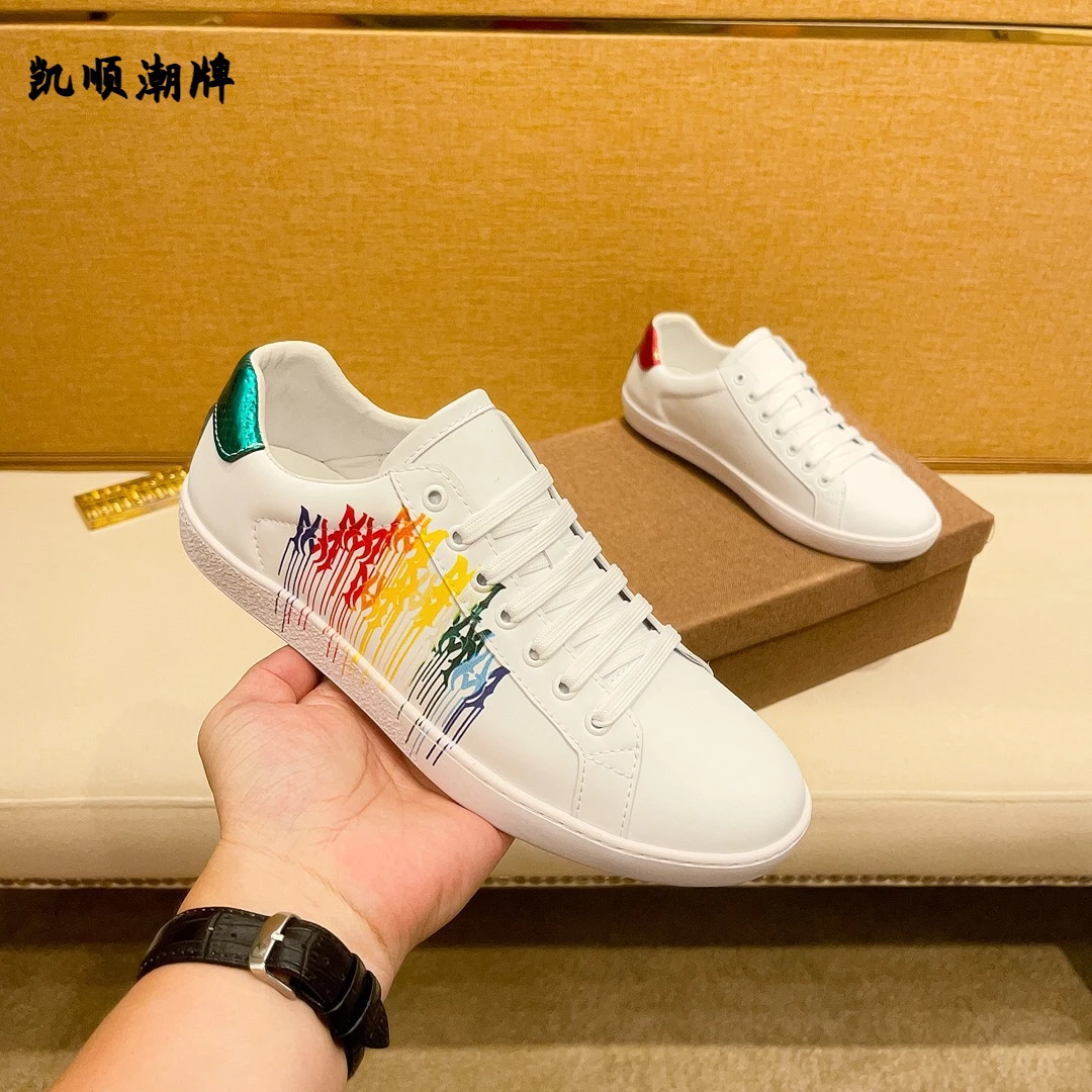 酷奇轻奢国风板鞋男时尚夏季透气休闲板鞋男士潮流高级感印花潮鞋