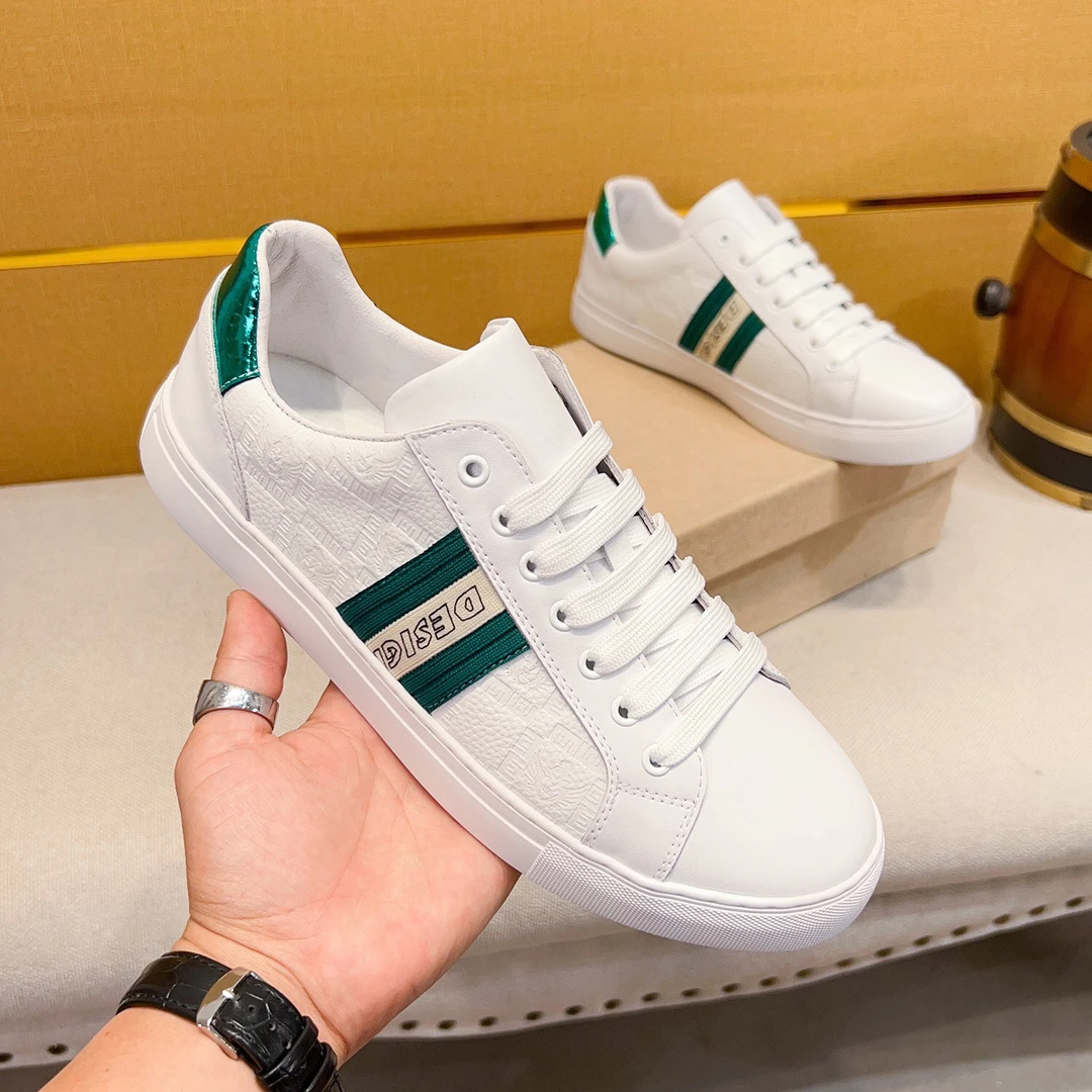 欧洲站高端男鞋潮牌真皮大牌百搭板鞋男士潮夏季奢侈品爆款休闲鞋