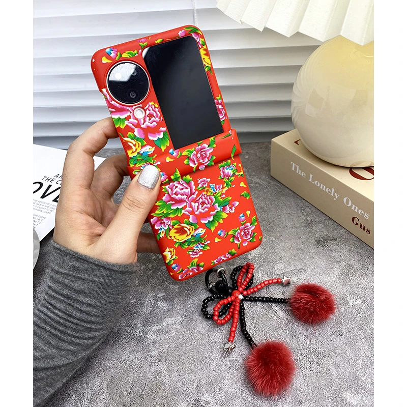 东北大花适用OPPOFindN3Flip手机壳保护套n2flip