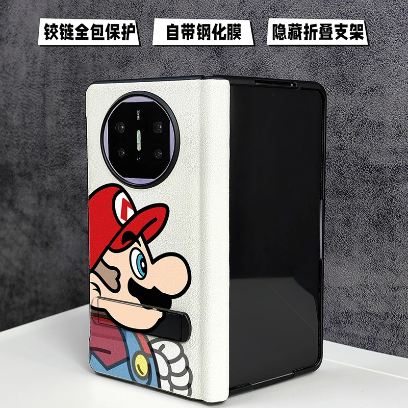 奔跑马丽壳膜一体全包适用华为MateX5手机壳x3典藏版折叠屏保护套