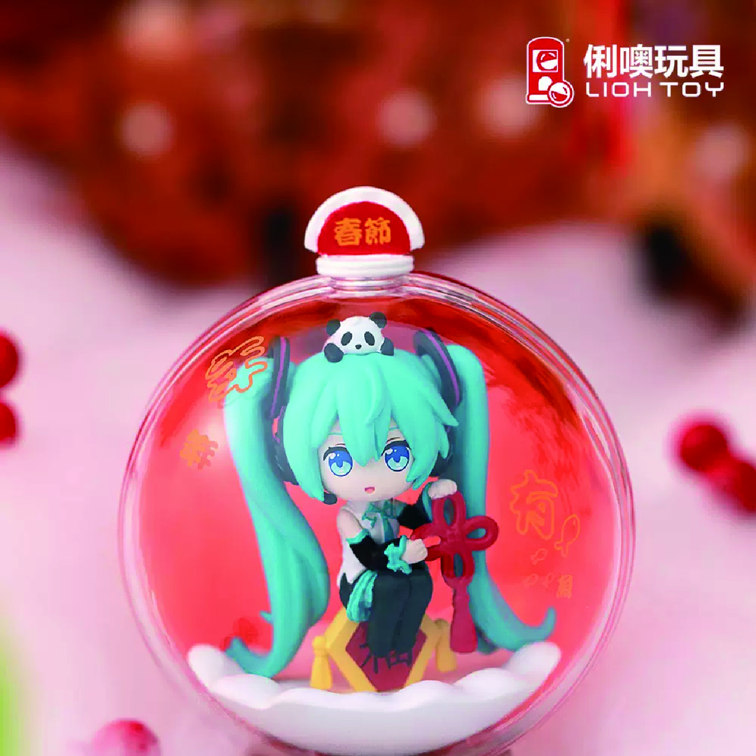 初音未来初之祈愿水晶球中国风盲盒手办