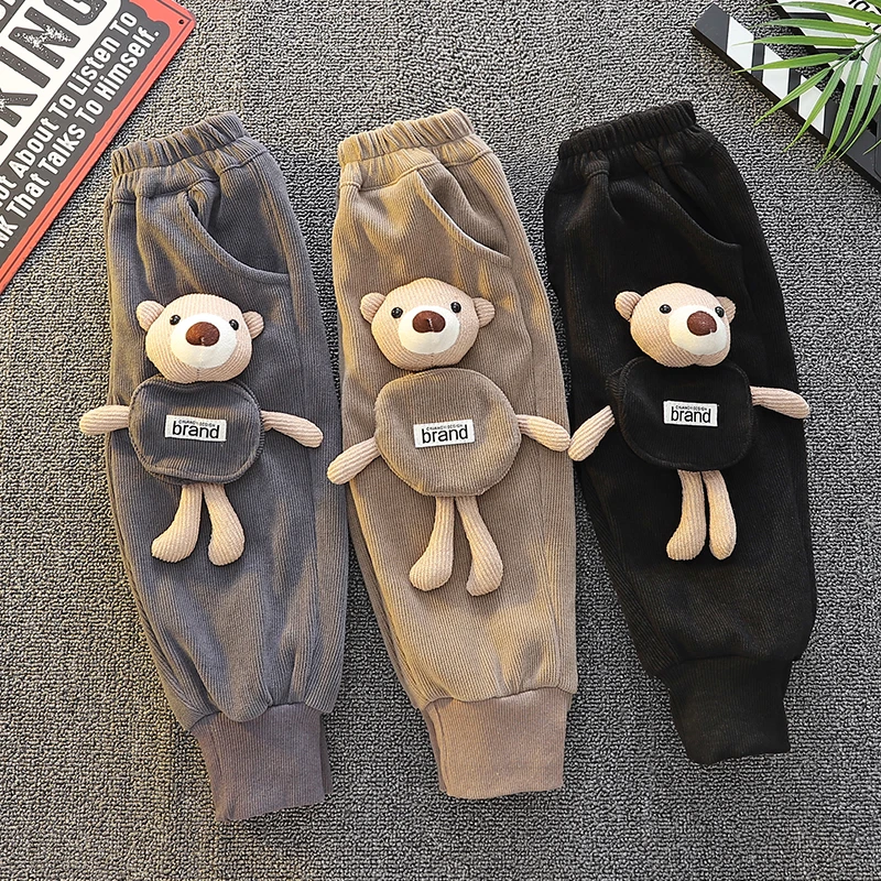 男宝宝春秋裤2023新款儿童运动裤洋气男童卫裤帅气宝宝休闲长裤潮