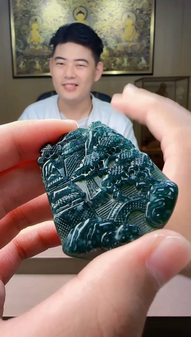 【闪购商品】翡翠颈饰未镶嵌山水多样性发货一件发货